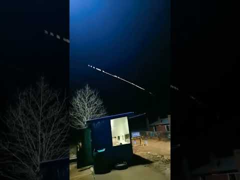 Elon Musk&#039;s Starlink satellite stunning view from India and China Border 🛰️📡