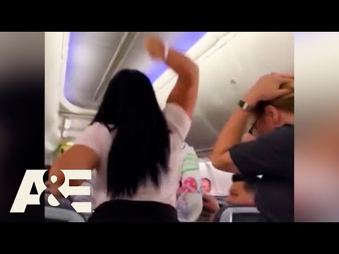 Woman ASSAULTS HUSBAND On Plane | Customer Wars | A&amp;E