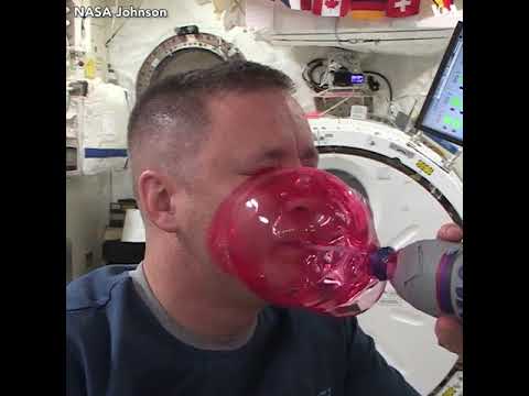 NASA water bubble