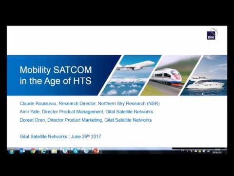 Gilat Webinar with NSR - Mobility SATCOM in the Age of HTS