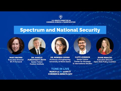 Hearing: Spectrum and National Security