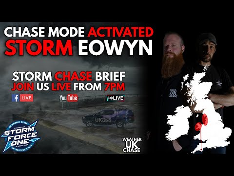 LIVE - Exclusive Storm Chase Brief Storm Eowyn