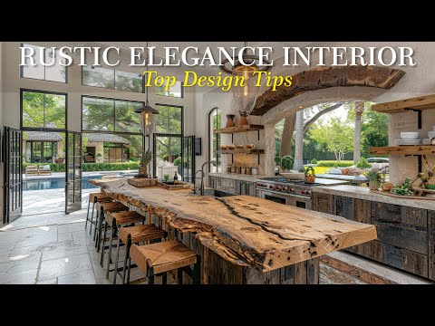 Rustic Elegance Interior Design Ideas, Timeless Beauty Meets Contemporary Refinemen [4K Ultra HD]