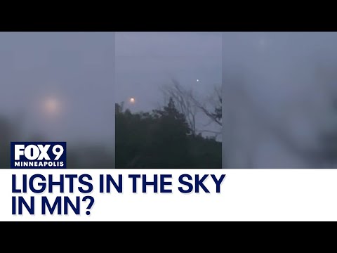 Mysterious lights reported in Minnesota night sky