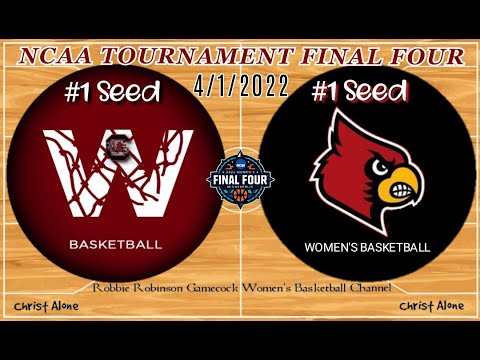 #1 Seed South Carolina Gamecock Women vs #1 Seed Louisville - FINAL FOUR - (4/1/22 - Full Game -HD)