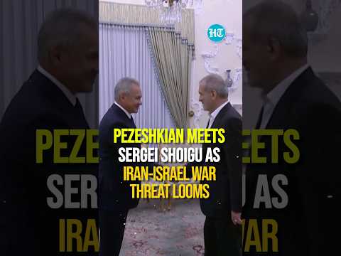 Iranian President Pezeshkian Meets Putin Aide Shoigu Amid Rising Tensions with Israel