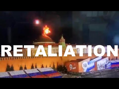 RUSSIANS ARE STUNNED - UKRANIAN DRONE ATTACKED KREMLIN IN THE HEART OF MOSKOW || 2023