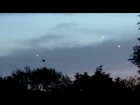 Multiple Glowing UFO Orbs Sighted Flying and Disappearing in Clouds over Colbert County in Alabama