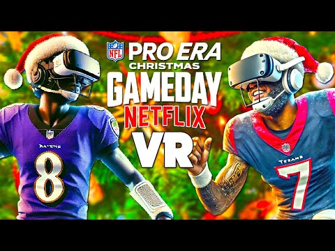 NETFLIX CHRISTMAS Gameday Matchup In VR! Ravens vs. Texans in NFL Pro Era 2025