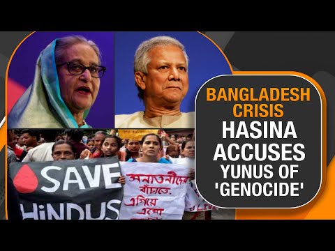 Sheikh Hasina Accuses Bangladesh Interim Government of Genocide and Minority Persecution | News9