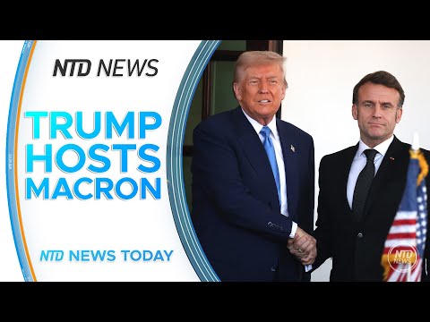 Trump Meets With French President Macron; Federal Unions Challenge Elon Musk&#039;s Email