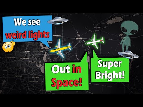 Mysterious Weird Lights in the Sky | Pilots UFO Reports over Dallas!