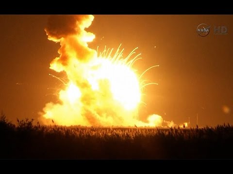 Watch: Antares rocket explodes shortly after take-off