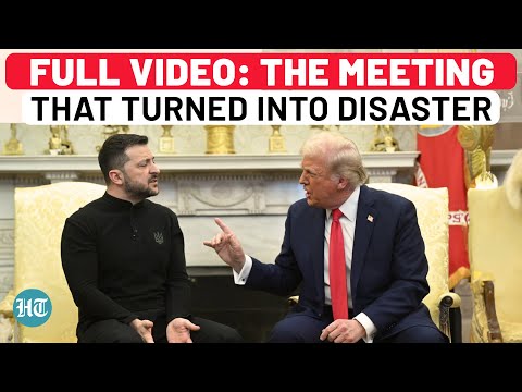 Watch Full: Trump Vs Zelensky Vs Vance Showdown In White House | Trump Zelensky Meeting