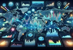 Create a high-definition, realistic representation illustrating the impact of global markets on cryptocurrency prices. Depict a world map with arrows depicting the flow of information and money. Showcase bar graphs and line charts, demonstrating the relationship between global financial events and fluctuations in cryptocurrency prices. Highlight major regions like North America, Europe, Asia, and Australia in different colors, each with corresponding digital screens showing crypto market trends. Also illustrate a variety of different cryptocurrencies such as Bitcoin, Ethereum, and Litecoin, to represent diversity.