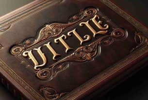 A high-definition, photorealistic image of a title. The title is ornate, styled in a grand, classic font, embossed in gold on a rich, dark leather binding. The background is a finely textured canvas that gives the impression of age and grace.